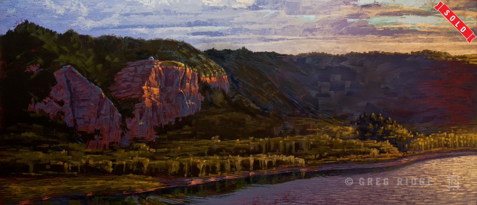 Crown Point Cliffs Sunset